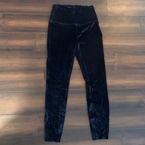 Perfect condition LuLu Lemon velvet leggings!